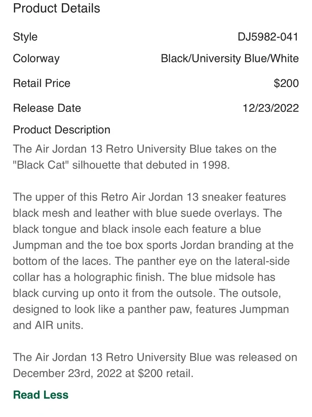 Air Jordan Retro 13 sneakers black/blue